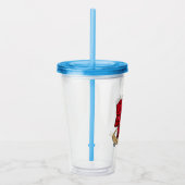 バーバリアンサイコロデザイン アクリルタンブラー (右)