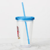 バーバリアンサイコロデザイン アクリルタンブラー (左)