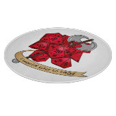 バーバリアンサイコロデザイン カッティングボード (角)