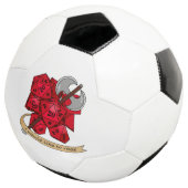 バーバリアンサイコロデザイン サッカーボール (3/4)