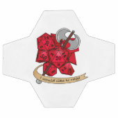 バーバリアンサイコロデザイン サッカーボール (フラット)