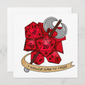 バーバリアンサイコロデザイン セーブザデート (正面/裏面)