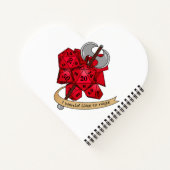 バーバリアンサイコロデザイン ノートブック (裏面)