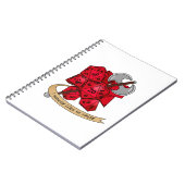 バーバリアンサイコロデザイン ノートブック (左側)