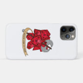 バーバリアンサイコロデザイン Case-Mate iPhoneケース (裏面(横))