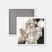 バーバリアン戦士スクエアマグネット マグネット (正面/裏面)