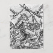 バーバリアン・アポカリプス・アート001 ポストカード (正面)