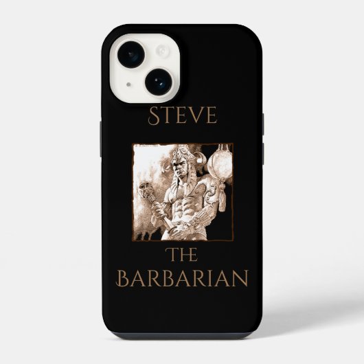 バーバリアン・ウォリアー オリジナル iPhoneケース (裏面)