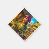 バーバリコーストサンフランシスコパイレーツ紙ナプキンス スタンダードカクテルナプキン (角)