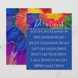 バーバルミツワーエンクロージャ/方向イカラフルンク