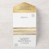 バーバルミツワーオールインワン招待状宇宙 オールインワン招待状 (外側)