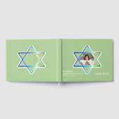 バーバルミツワーカスタムフォトゲストブック ゲストブック (全面)