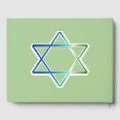 バーバルミツワーカスタムフォトゲストブック ゲストブック (裏面)