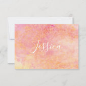 バーバルミツワーシンプルあまりにも微妙 出欠カード (裏面)