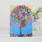 バーバルミツワーツリーオブライフ招待状 招待状 (スタンド正面)