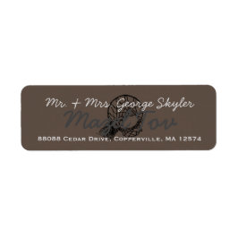 バーバルミツワーバスケ差出人住所ラベル ラベル