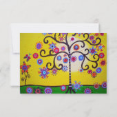 バーバルミツワー招待状 招待状 (裏面)