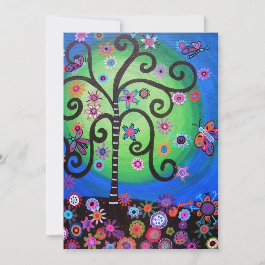 バーバルミツワー招待状 招待状 (正面)