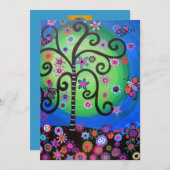 バーバルミツワー招待状 招待状 (正面/裏面)