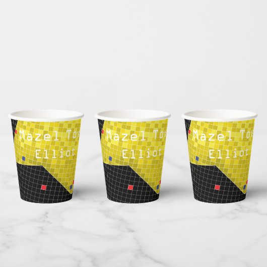 バーバルミツワー紙カップオン 紙コップ (複数)