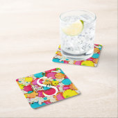 バーバルミツワー紙吹雪スクエア紙コースター スクエアペーパーコースター (インサイチュ)