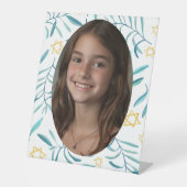 バーバルミツワー結婚ユダヤ植物学カスタム 台座サイン (正面)