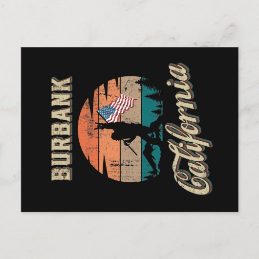 バーバンク・カリフォルニア ポストカード (正面)