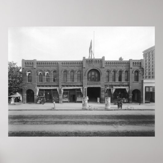 バーバンク・シアター(カリフォルニア州)、c1903 ポスター (正面)