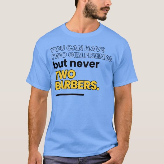 バーバーの面白い言葉 男の子 Tシャツ (正面)
