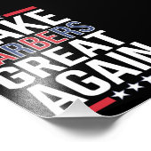 バーバーを再び偉大に バーバーはトランプ2024を支持する フォトプリント            (角)