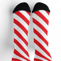 バーバーショップアジ赤と白アゴナルストライプ