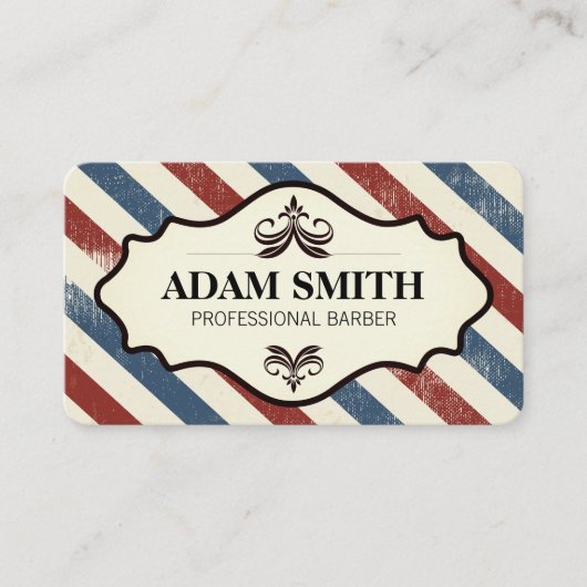 バーバーショップアポイントメント 予約カード (正面)