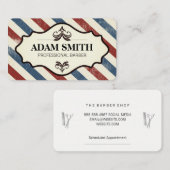 バーバーショップアポイントメント 予約カード (正面/裏面)