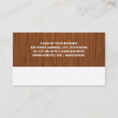 バーバーショップウッドとストライプ 名刺 (裏面)