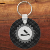 バーバーショップギア キーホルダー (正面)