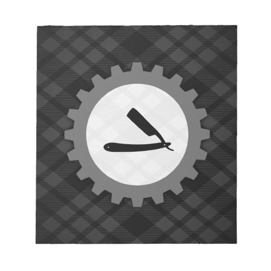 バーバーショップギア ノートパッド (正面)