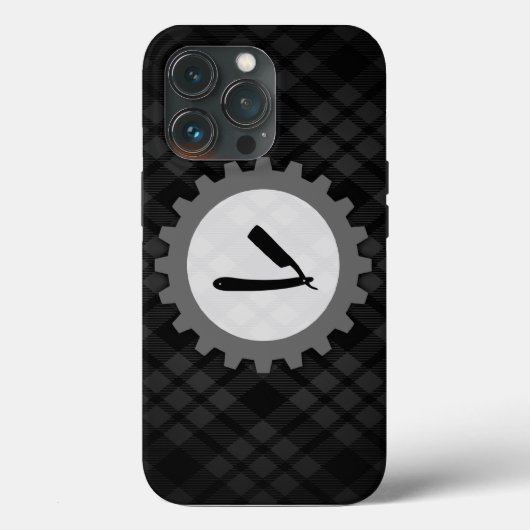 バーバーショップギア Case-Mate iPhoneケース (裏面)