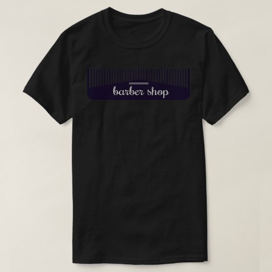 バーバーショップコーム Tシャツ (デザイン正面)