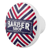 バーバーショップサイン セラミックノブ (右)