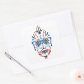 バーバーショップシュガースカル スクエアシール (封筒)