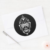 バーバーショップシュガースカル ラウンドシール (封筒)