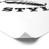 バーバーショップスカル ポスター (角)