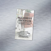 バーバーショップチェア マグネット名刺 (インサイチュ)