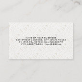 バーバーショップパターン | 理容師極 名刺 (裏面)