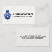 バーバーショップパターン | 理容師極 名刺 (正面/裏面)