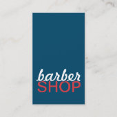 バーバーショップパンチカード ロイヤリティカード (正面)