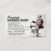 バーバーショップヒップスターサロン 名刺 (正面)