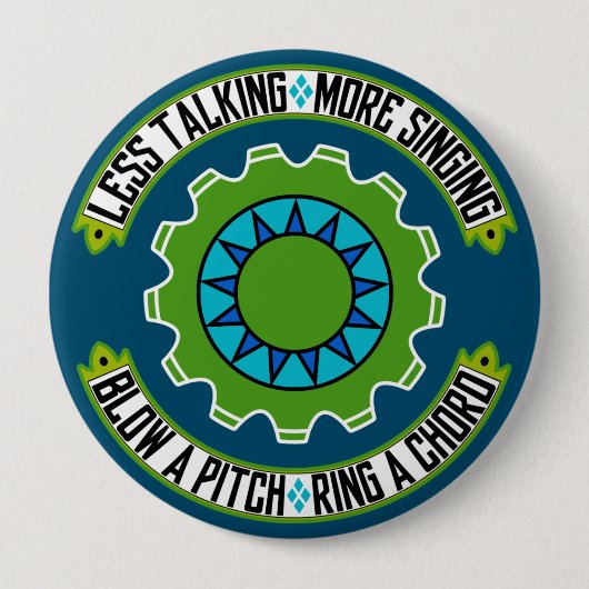 バーバーショップピッチパイプリハーサル 缶バッジ (正面)