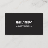 バーバーショップポール | シザーズロゴ 名刺 (裏面)