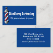 バーバーショップポール 名刺 (正面/裏面)